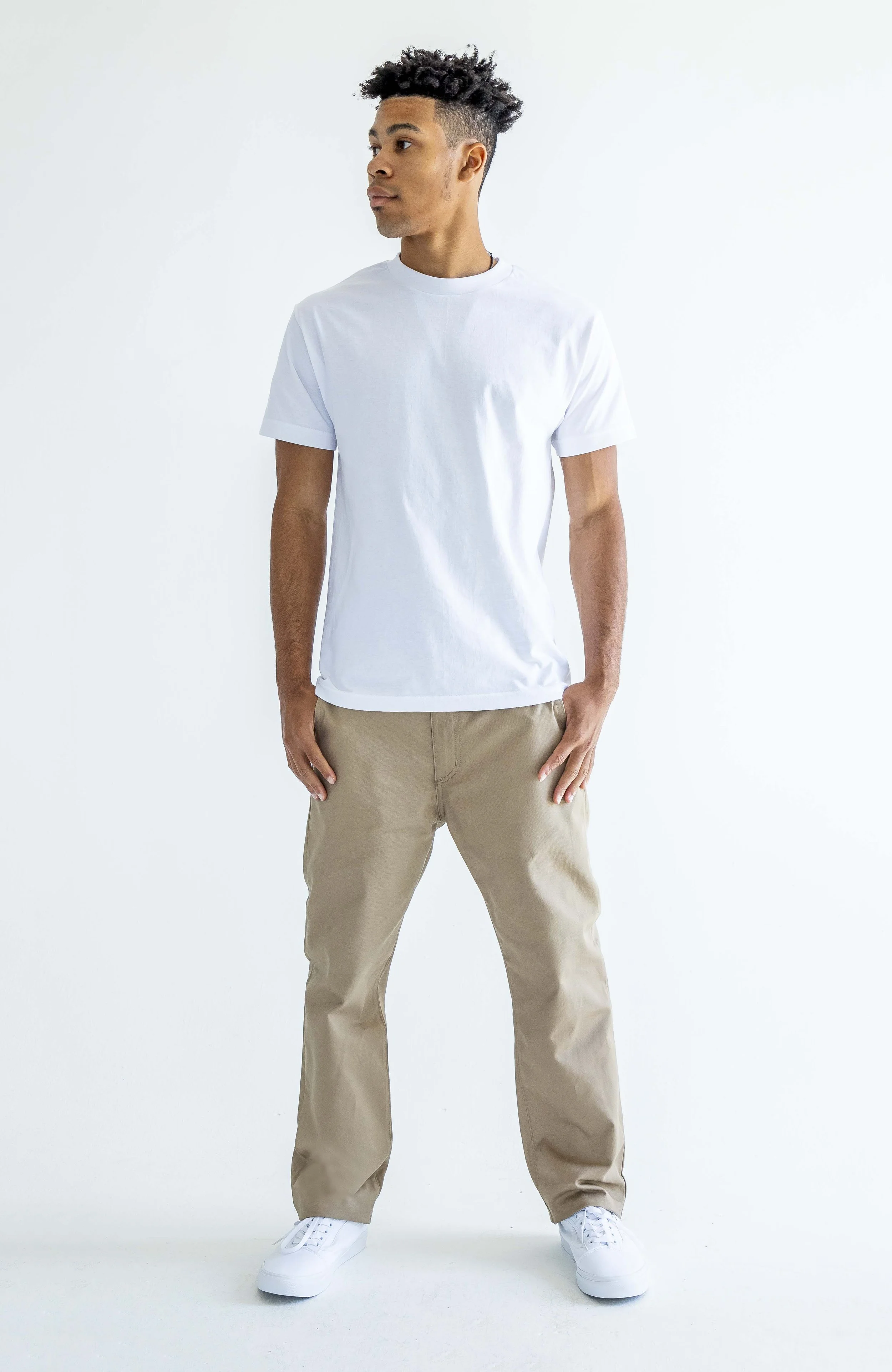Relaxed Chino Pants — Neo Blue Jeans – Made-in-USA Baggy Denim